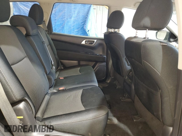 2017 Nissan Pathfinder SV with VIN 5N1DR2MM9HC902958, listed as a Copart auction lot 53950335 with 157,553 mi miles and Salvage title. Bid and sale history available at DreamBid. Image 11.