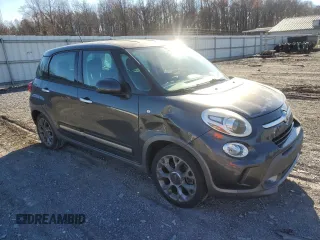 2014 FIAT 500L Trekking with VIN ZFBCFADH9EZ020500, listed as a Copart auction lot 81260564 with 75,433 mi miles and Salvage Title. Bid and sale history available at carsss.com. Image 4.