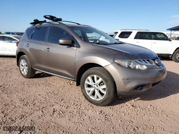 2014 Nissan Murano S with VIN JN8AZ1MU0EW414921, listed as a Copart auction lot 41758705 with 195,894 mi miles and Clean Title. Bid and sale history available at carsss.com. Image 4.