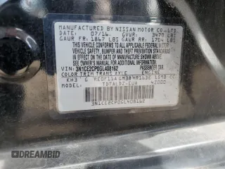2016 Nissan Note S с VIN 3N1CE2CP0GL408162, выставлен на аукционе Copart как лот 57777275 с пробегом 133 153 миль миль и Чистый • Clean title. История ставок и продаж доступна на DreamBid. Изображение 12.