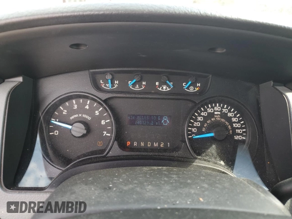 2013 Ford F-150 XL with VIN 1FTMF1CM8DFB50199, listed as a Copart auction lot 43690085 with 240,129 mi miles and Salvage Title. Bid and sale history available at carsss.com. Image 9.
