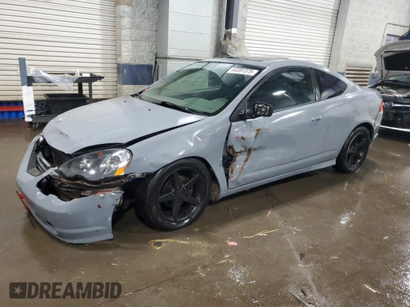 2003 Acura RSX with VIN JH4DC53803C005885, listed as a Copart auction lot 44581375 with 194,979 mi miles and Salvage Title. Bid and sale history available at carsss.com. Image 1.