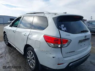 2013 Nissan Pathfinder SL with VIN 5N1AR2MN9DC672800, listed as a IAAI auction lot 41161165 with 172,678 mi miles. Bid and sale history available at carsss.com. Image 3.