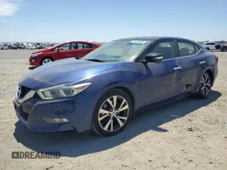 2016 Nissan Maxima SL with VIN 1N4AA6AP5GC383724, listed as a Copart auction lot 63520495 with 79,796 mi miles and Salvage title. Bid and sale history available at DreamBid. Image 1.