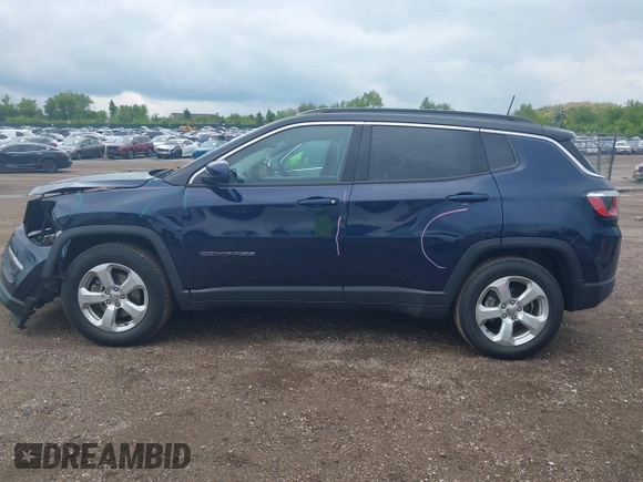 2018 Jeep Compass Latitude with VIN 3C4NJCBB9JT124968, listed as a IAAI auction lot 42378308 with 90,866 mi miles and . Bid and sale history available at DreamBid. Image 15.