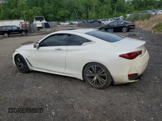 2017 Infiniti Q60 Premium with VIN JN1CV7EL5HM321176, listed as a Copart auction lot 56045305 with 93,272 mi miles and Salvage title. Bid and sale history available at DreamBid. Image 2.