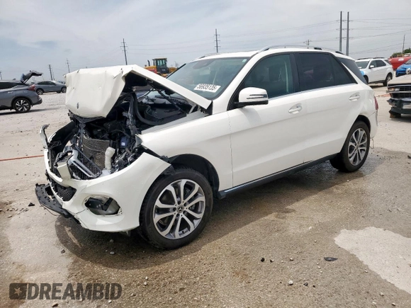 2017 Mercedes-Benz GLE 350 with VIN 4JGDA5JB8HA959109, listed as a Copart auction lot 56935135 with 99,425 mi miles and Salvage title. Bid and sale history available at DreamBid. Image 1.