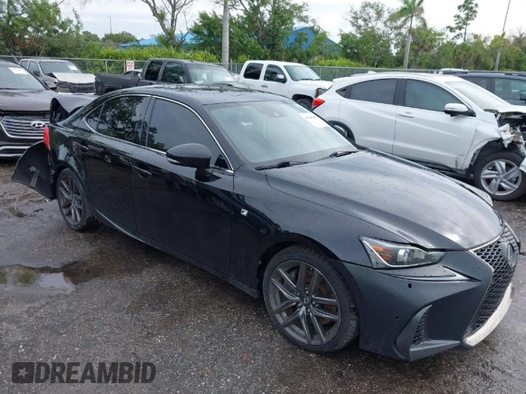 2018 Lexus IS with VIN JTHBA1D25J5071415, listed as a IAAI auction lot 41537146 with 98,343 mi miles. Bid and sale history available at carsss.com. Image 1.