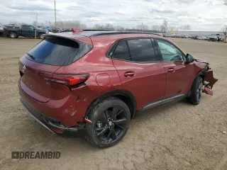 2023 Buick Envision Essence with VIN LRBFZPR46PD200655, listed as a Copart auction lot 50484745 with 14,940 mi miles and Salvage Title. Bid and sale history available at carsss.com. Image 3.