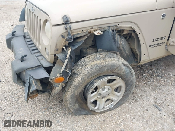 2016 Jeep Wrangler Unlimited Sport RHD with VIN 1C4BJWKG2GL272707, listed as a IAAI auction lot 41446439 with 133,968 mi miles and . Bid and sale history available at DreamBid. Image 12.