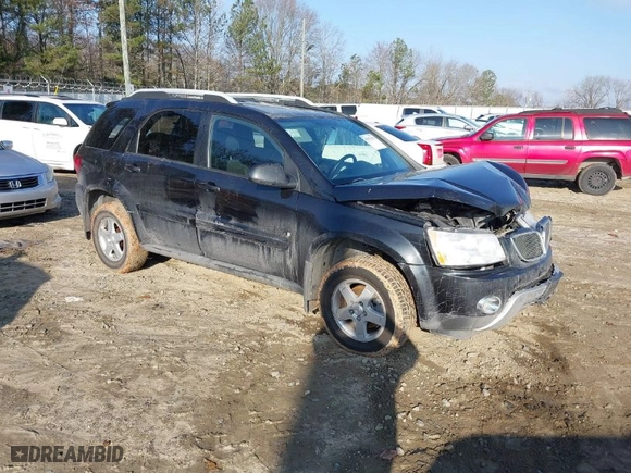 2008 Pontiac Torrent with VIN 2CKDL33F786046429, listed as a IAAI auction lot 41517641 with 165581 miles. Bid and sale history available at carsss.com. Image 1.