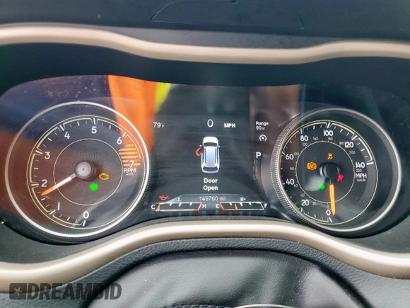 2017 Jeep Cherokee Limited с VIN 1C4PJLDB6HW661145, выставлен на аукционе Copart как лот 58235895 с пробегом 149 760 миль миль и Списание • Salvage title. История ставок и продаж доступна на DreamBid. Изображение 9.