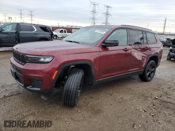 2024 Jeep Grand Cherokee Altitude X with VIN 1C4RJKAG4R8617797, listed as a Copart auction lot 46740925 with 4,524 mi miles and Salvage title. Bid and sale history available at DreamBid. Image 1.