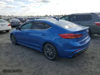 2018 Hyundai Elantra Sport with VIN KMHD04LB1JU468220, listed as a Copart auction lot 53391155 with 117,084 mi miles and Clean Title. Bid and sale history available at carsss.com. Image 2.