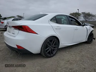 2017 Lexus IS 350 with VIN JTHBE1D22H5028603, listed as a Copart auction lot 53209415 with Not provided miles and Salvage title. Bid and sale history available at DreamBid. Image 3.
