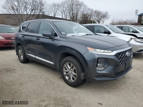 2020 Hyundai Santa Fe SE with VIN 5NMS2CAD2LH275623, listed as a Copart auction lot 42937265 with 89,553 mi miles and Salvage Title. Bid and sale history available at carsss.com. Image 4.