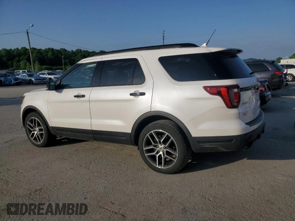 2018 Ford Explorer Sport with VIN 1FM5K8GT4JGB13453, listed as a Copart auction lot 56945725 with 108,371 mi miles and Salvage title. Bid and sale history available at DreamBid. Image 2.