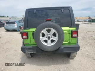 2020 Jeep Wrangler Unlimited Sport S с VIN 1C4HJXDN2LW113951, выставлен на аукционе Copart как лот 58082405 с пробегом 122 591 миль миль и Списание • Salvage title. История ставок и продаж доступна на DreamBid. Изображение 6.