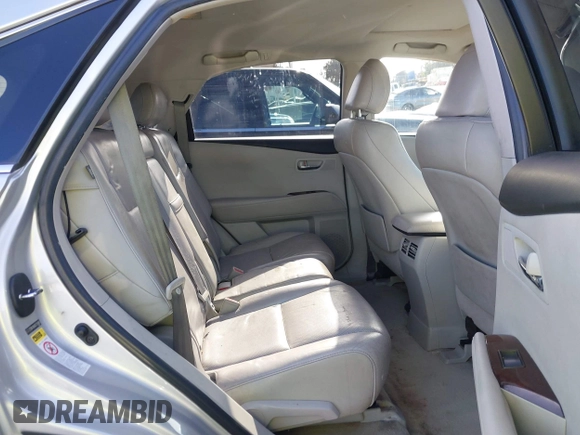 2012 Lexus RX 350 with VIN 2T2BK1BA9CC134963, listed as a IAAI auction lot 41949059 with 160,123 mi miles. Bid and sale history available at carsss.com. Image 8.