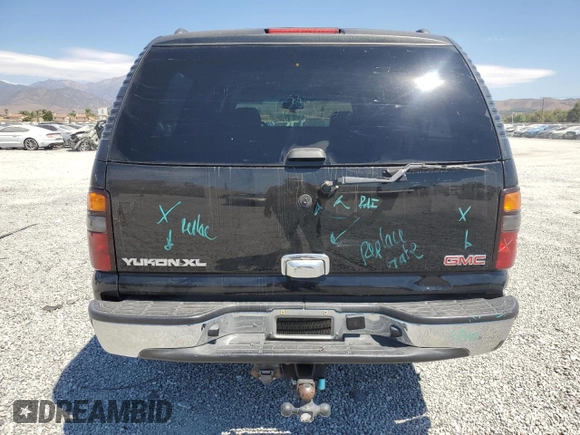 2006 GMC Yukon XL SLT with VIN 3GKFK16Z76G197208, listed as a Copart auction lot 68530094 with 217,061 mi miles and Salvage Title. Bid and sale history available at carsss.com. Image 6.