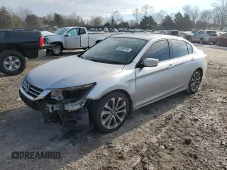 2014 Honda Accord Sedan Sport with VIN 1HGCR2F54EA087180, listed as a Copart auction lot 88980265 with 151,115 mi miles and Clean Title. Bid and sale history available at carsss.com. Image 1.