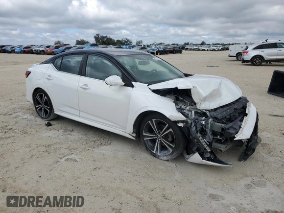 2021 Nissan Sentra SR with VIN 3N1AB8DV9MY244067, listed as a Copart auction lot 46513325 with Not Provided miles and Non Repairable. Bid and sale history available at DreamBid. Image 4.