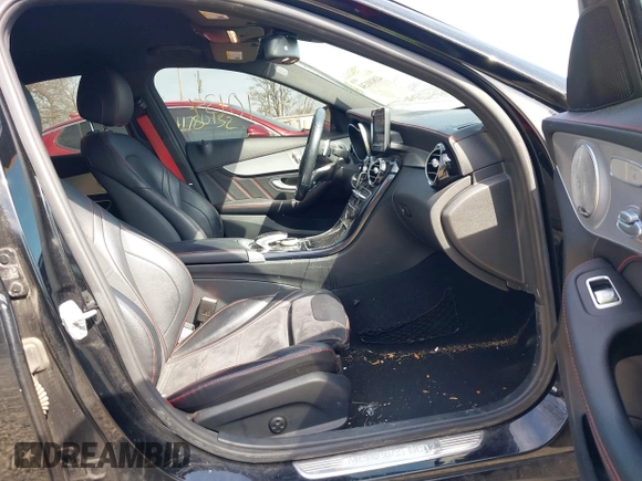 2016 Mercedes-Benz C 450 AMG with VIN 55SWF6EB7GU132155, listed as a IAAI auction lot 41810134 with 108,797 mi miles and . Bid and sale history available at carsss.com. Image 5.
