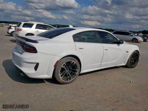 2023 Dodge Charger Scat Pack Widebody with VIN 2C3CDXGJ3PH612373, listed as a Copart auction lot 54364625 with 22,683 mi miles and Salvage Title. Bid and sale history available at carsss.com. Image 3.