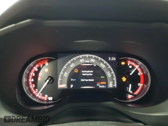 2024 Toyota RAV4 XLE Premium с VIN 2T3A1RFV4RW459565, выставлен на аукционе Copart как лот 57836045 с пробегом 8 480 миль миль и Списание • Salvage title. История ставок и продаж доступна на DreamBid. Изображение 9.