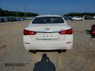 2017 Infiniti Q50 Sport with VIN JN1EV7AP7HM743063, listed as a Copart auction lot 61135995 with 47,149 mi miles and Salvage title. Bid and sale history available at DreamBid. Image 6.