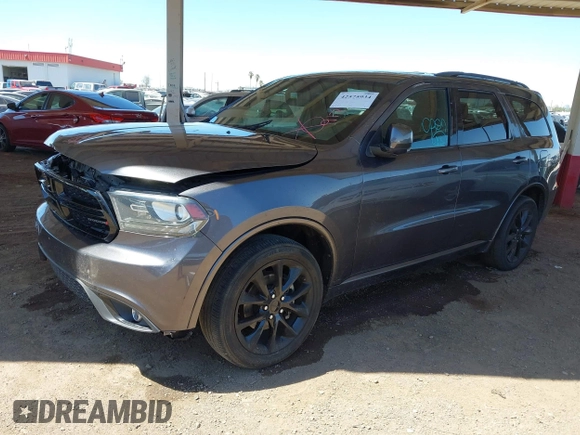 2017 Dodge Durango GT with VIN 1C4RDHDG8HC917523, listed as a IAAI auction lot 42575934 with 257,737 mi miles and . Bid and sale history available at DreamBid. Image 2.