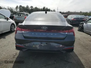 2021 Hyundai Elantra SEL with VIN 5NPLS4AG0MH021336, listed as a Copart auction lot 48324635 with 13,894 mi miles and Salvage Title. Bid and sale history available at carsss.com. Image 6.