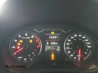 2016 Audi A3 2.0T Premium Plus with VIN WAUE8GFF9G1059956, listed as a Copart auction lot 52559565 with 111,657 mi miles and Salvage Title. Bid and sale history available at carsss.com. Image 9.