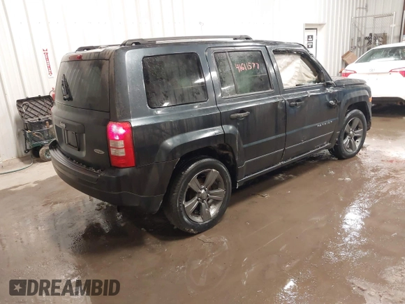 2014 Jeep Patriot Latitude with VIN 1C4NJPFA6ED737327, listed as a IAAI auction lot 41611577 with 88,407 mi miles and . Bid and sale history available at carsss.com. Image 4.
