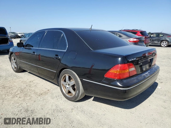 2001 Lexus LS 430 z VIN JTHBN30F710029902, wystawiony jako Copart lot #55810405 z przebiegiem 234 143 mil mil oraz Czysty tytuł • Clean title. Historia ofert i sprzedaży dostępna na DreamBid. Obrazek 2.