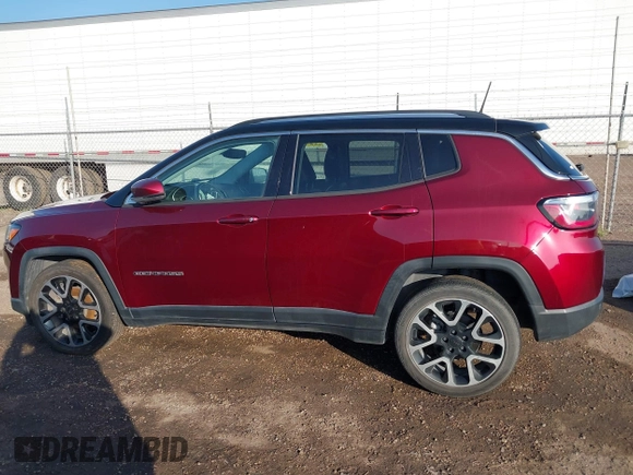 2020 Jeep Compass Limited z VIN 3C4NJCCB5LT218640, wystawiony jako IAAI lot #41218825 z przebiegiem 48 097 mil mil oraz . Historia ofert i sprzedaży dostępna na DreamBid. Obrazek 14.