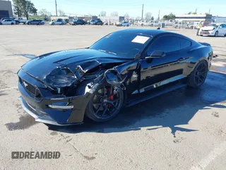 2022 Ford Mustang GT with VIN 1FA6P8CFXN5133689, listed as a IAAI auction lot 41872122 with 26,838 mi miles. Bid and sale history available at carsss.com. Image 17.