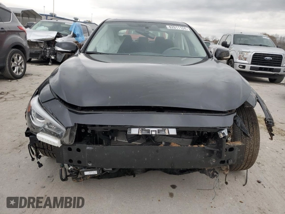2024 Infiniti Q50 Luxe with VIN JN1EV7BR9RM632130, listed as a Copart auction lot 82011124 with Not Provided miles and Salvage Title. Bid and sale history available at DreamBid. Image 5.