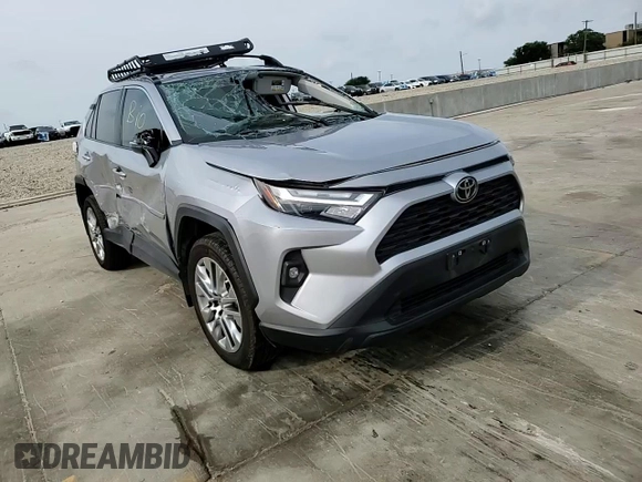 2024 Toyota RAV4 XLE Premium with VIN 2T3C1RFV6RC278672, listed as a Copart auction lot 54777375 with 23,857 mi miles and Salvage title. Bid and sale history available at DreamBid. Image 14.
