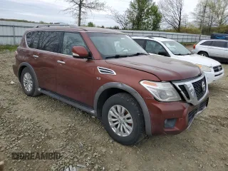 2017 Nissan Armada SV with VIN JN8AY2NC8H9509356, listed as a Copart auction lot 53759575 with 246,982 mi miles and Clean Title. Bid and sale history available at carsss.com. Image 4.