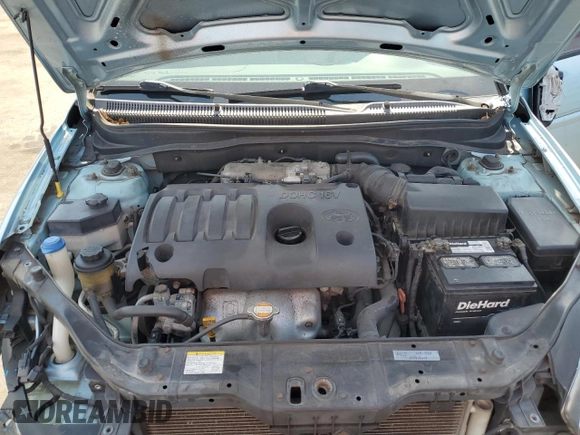 2009 Hyundai Accent Auto GLS z VIN KMHCN46C09U370955, wystawiony jako Copart lot #58003685 z przebiegiem 145 200 mil mil oraz Nie do naprawy • Non repairable. Historia ofert i sprzedaży dostępna na DreamBid. Obrazek 11.