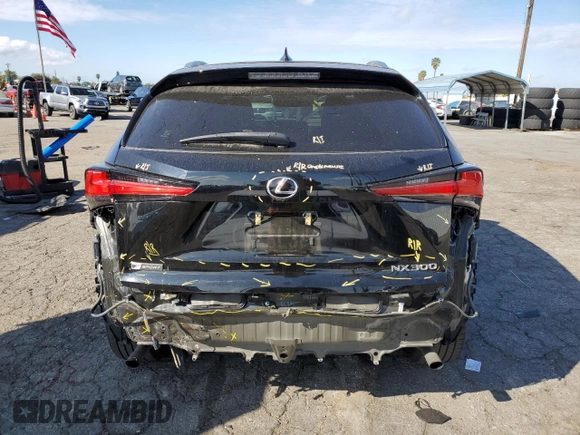 2020 Lexus NX 300 F Sport with VIN JTJSARBZ1L2169584, listed as a Copart auction lot 43756665 with 33,495 mi miles and Salvage title. Bid and sale history available at DreamBid. Image 6.