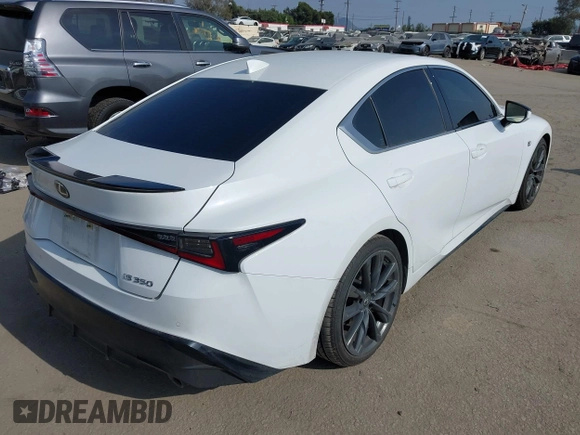2023 Lexus IS 350 F Sport с VIN JTHGZ1B21P5067839, выставлен на аукционе IAAI как лот 42109984 с пробегом 20 513 миль миль и . История ставок и продаж доступна на DreamBid. Изображение 4.