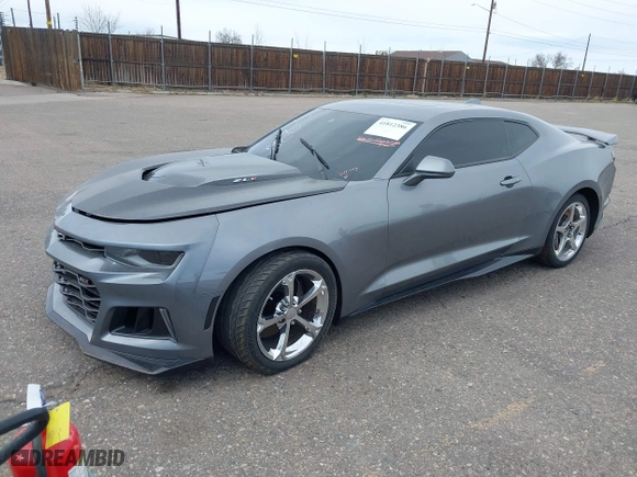 2022 Chevrolet Camaro ZL1 with VIN 1G1FK1R65N0126050, listed as a IAAI auction lot 41812386 with 20,197 mi miles. Bid and sale history available at carsss.com. Image 17.