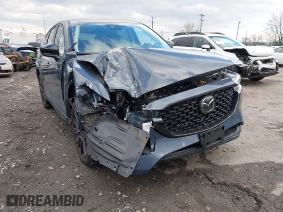 2024 Mazda CX-5 2.5 S Carbon Edition with VIN JM3KFBCM5R0363366, listed as a IAAI auction lot 41305968 with 1 mi miles. Bid and sale history available at carsss.com. Image 6.