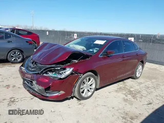 2015 Chrysler 200 Limited with VIN 1C3CCCAB4FN706412, listed as a IAAI auction lot 41760262 with 72,282 mi miles and . Bid and sale history available at DreamBid. Image 17.