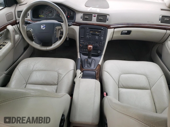 2005 Volvo S80 with VIN YV1TS592351410022, listed as a Copart auction lot 71166454 with 168,140 mi miles and Salvage Title. Bid and sale history available at carsss.com. Image 8.