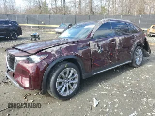 2024 Mazda CX-90 Premium z VIN JM3KKDHD0R1188261, wystawiony jako Copart lot #47851205 z przebiegiem 1798 mil mil oraz Szkody całkowita. Historia ofert i sprzedaży dostępna na DreamBid. Obrazek 1.