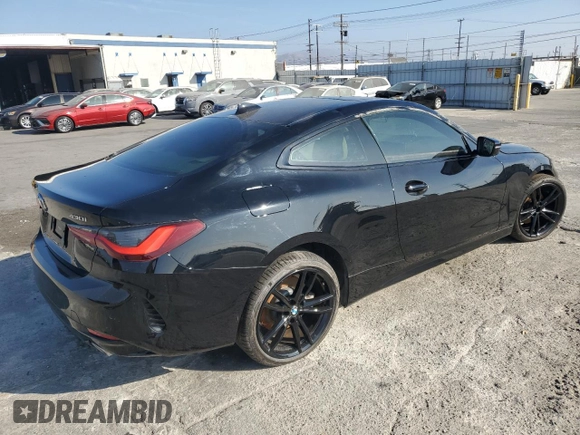 2021 BMW 4 Series 430i with VIN WBA53AP06MCG25175, listed as a Copart auction lot 87046074 with 46,014 mi miles and Clean Title. Bid and sale history available at DreamBid. Image 3.