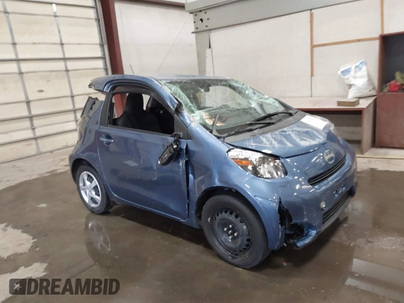 2012 Scion iQ with VIN JTNJJXB01CJ010943, listed as a IAAI auction lot 41742923 with 1 mi miles. Bid and sale history available at carsss.com. Image 1.